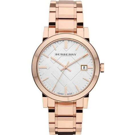 bu9004 burberry watch|BURBERRY Men's BU9004 Large Check Rose Goldtone .